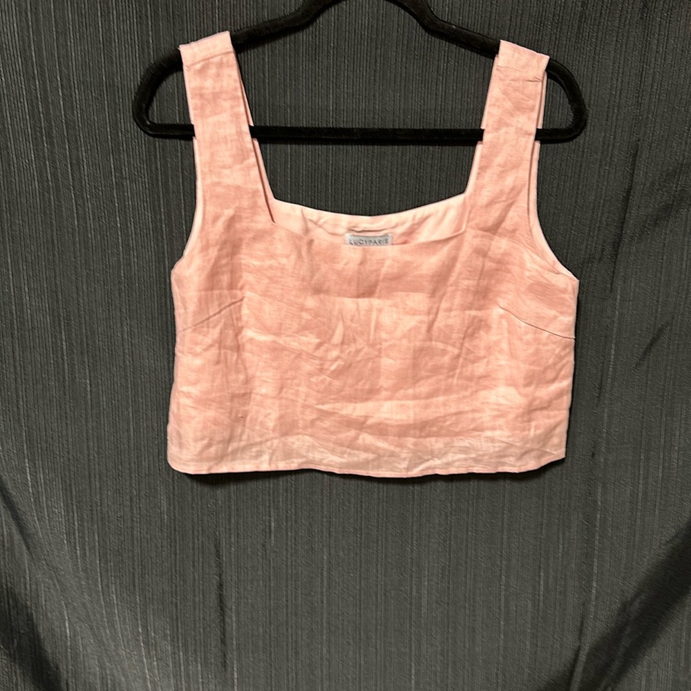 Lucy Paris brand Light pink‎ short tank /Size M / N-11